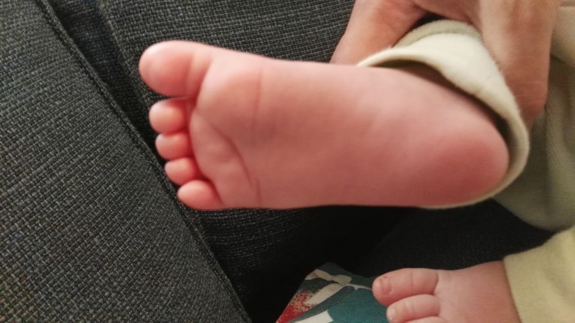 Fußsohle Säugling